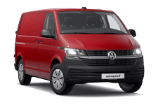 Van Hire Didsbury - Red VW Transporter Automatic - Van hire Didsbury